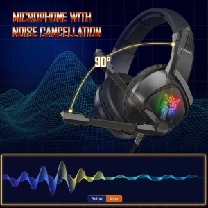 هدست گیمینگ با سیم اونیکوما مدل K19 RGB